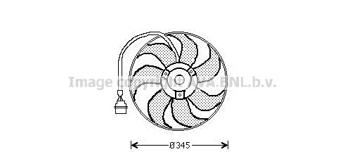 AVA QUALITY COOLING Ventilaator,mootorijahutus AI7509